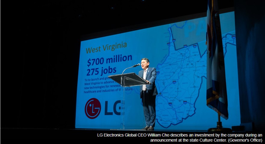 LG proposes bringing an idea factory to West Virginia